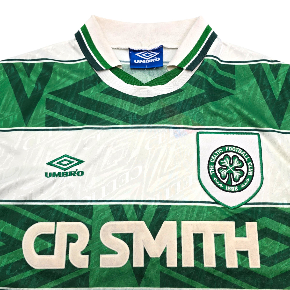 1993/95 Celtic Home Football Shirt (L) Umbro