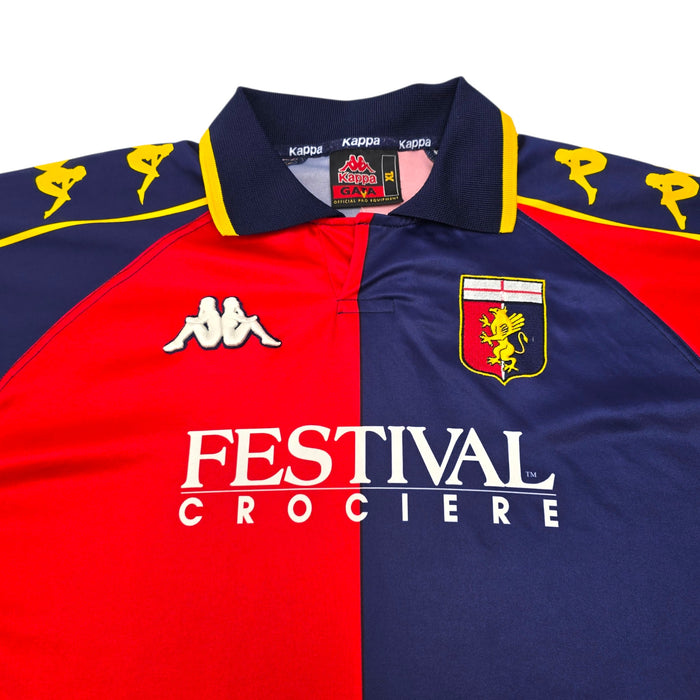 1999/00 Genoa Home Football Shirt (XL) Kappa