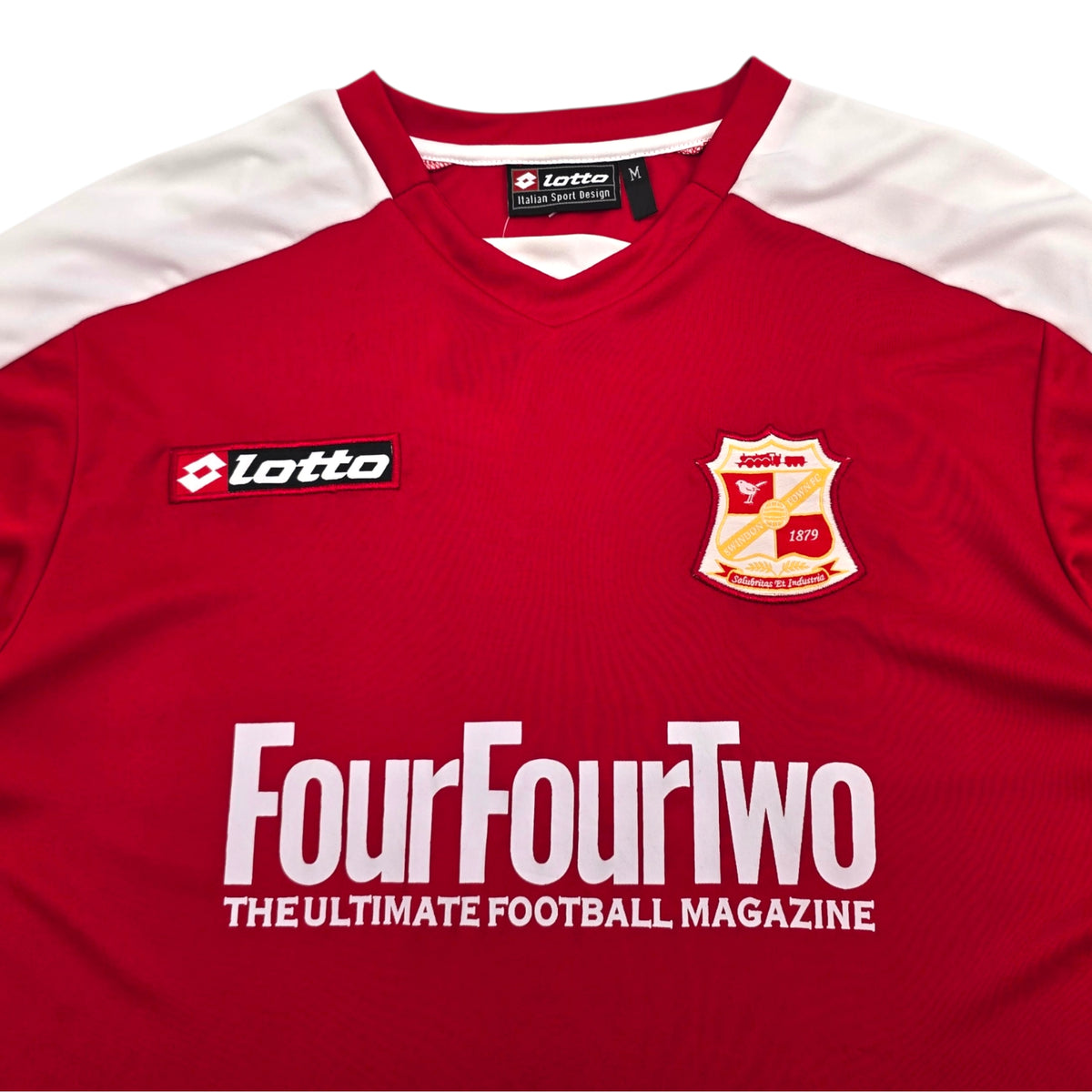 2008/09 Swindon Town Home Football Shirt (M) Lotto