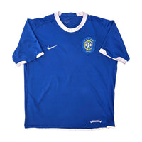 2006/07 Brazil Away Football Shirt (XL) Nike