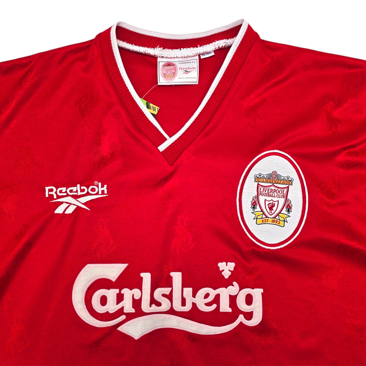 1996/98 Liverpool Home Football Shirt (M) Reebok