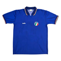 1986/90 Italy Home Football Shirt (M) Diadora