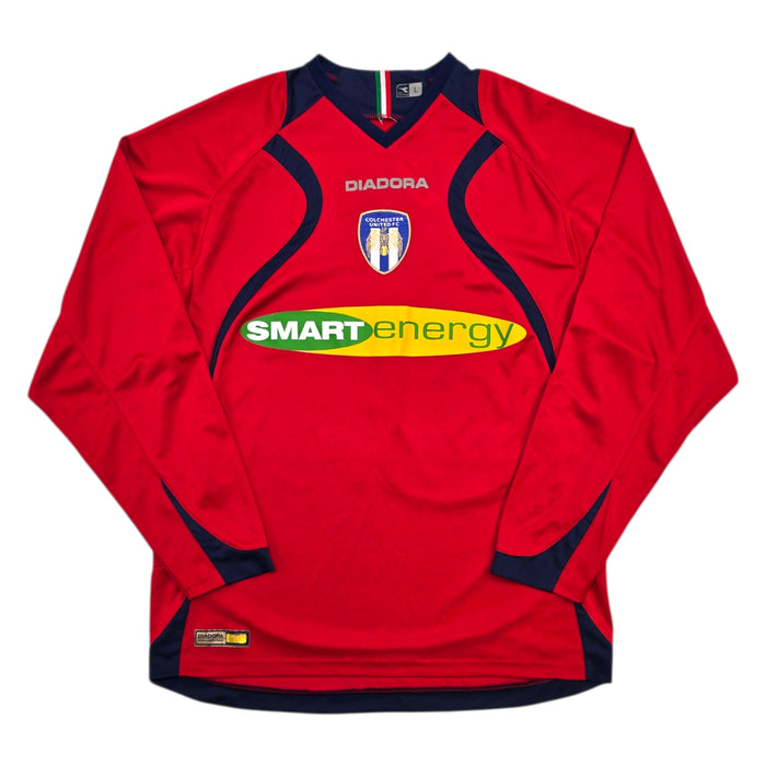 2006/07 Colchester United Away Football Shirt (L) Diadora #26