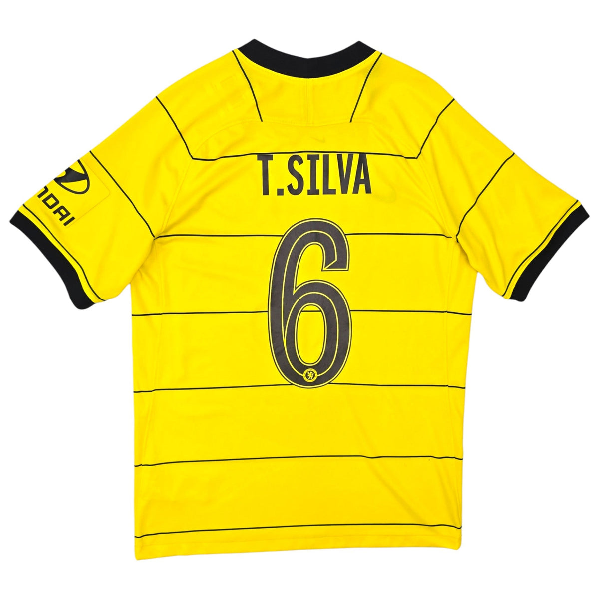 2021/22 Chelsea Away Football Shirt (M) Nike #6 T. Silva