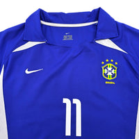 2002/04 Brazil Away Football Shirt (XL) Nike #11 Ronaldinho