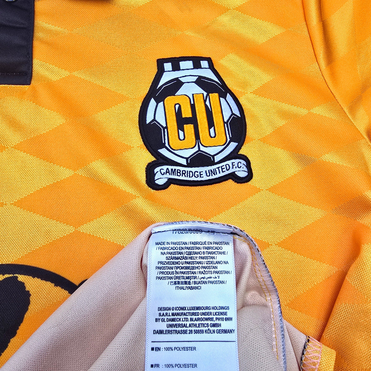2024/25 Cambridge United Home Football Shirt (S) Umbro