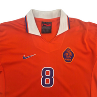 1997/98 Holland Home Football Shirt (L) Nike #8 Bergkamp