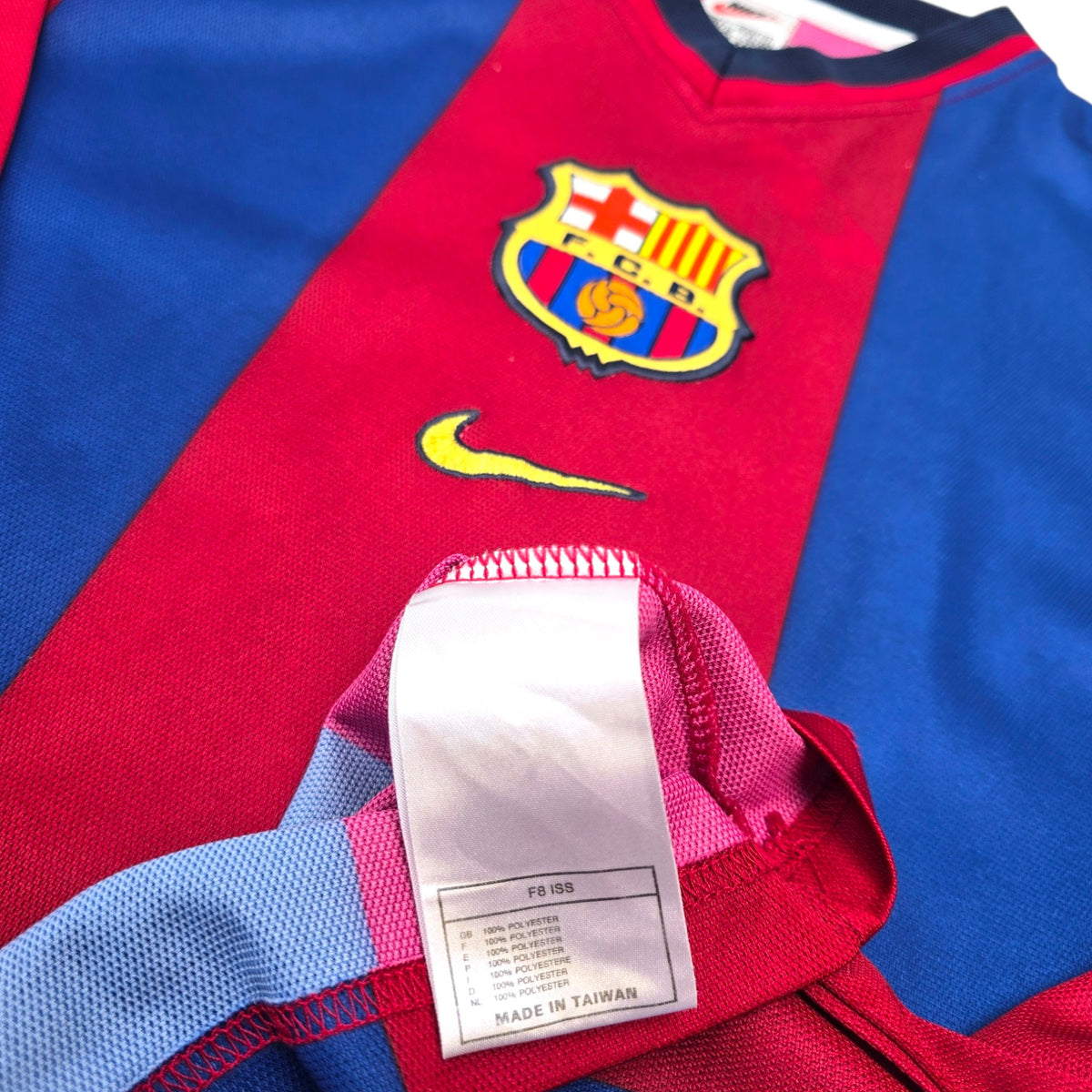 1998/00 Barcelona Home Football Shirt (S) Nike