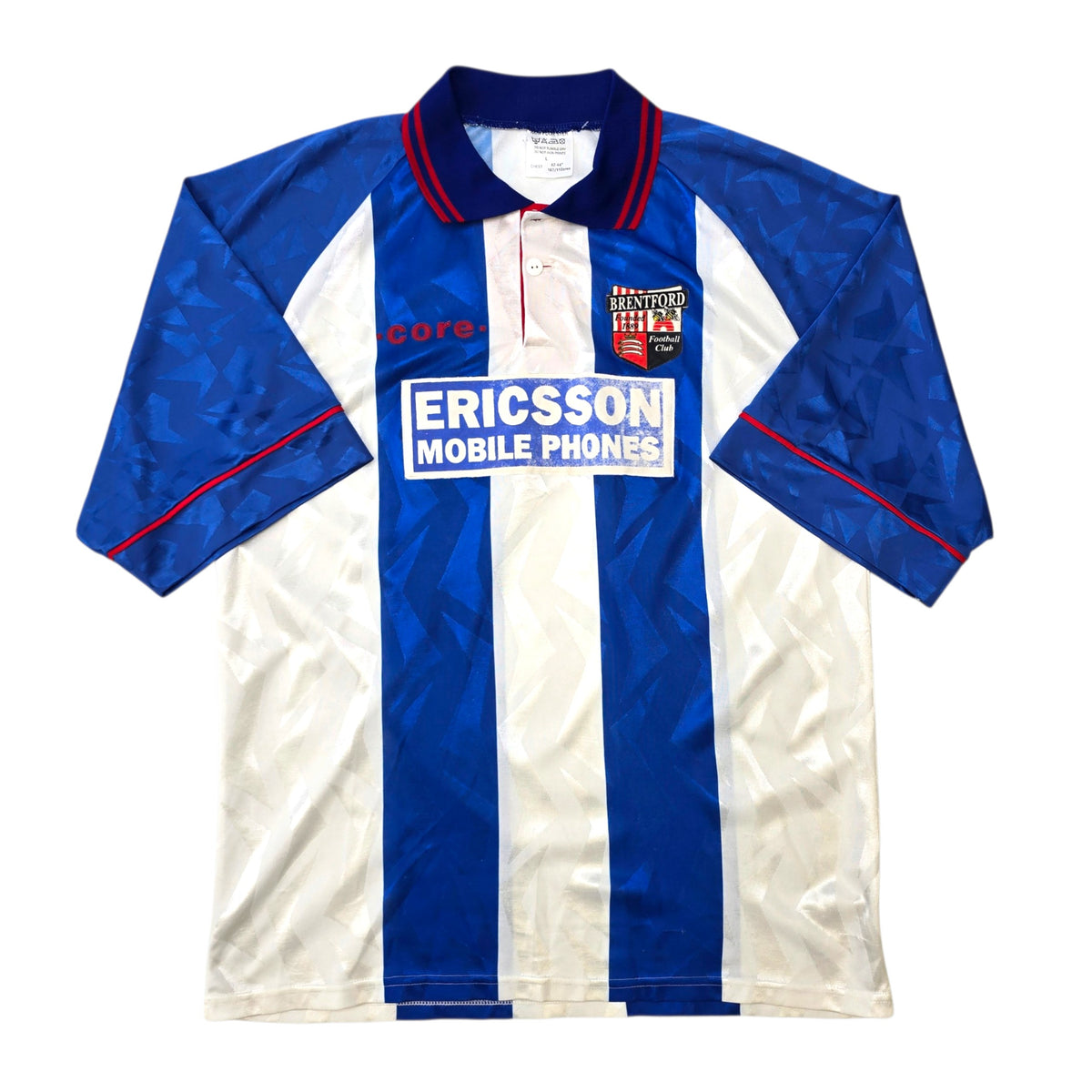 1995/96 Brentford Away Football Shirt (L) Core
