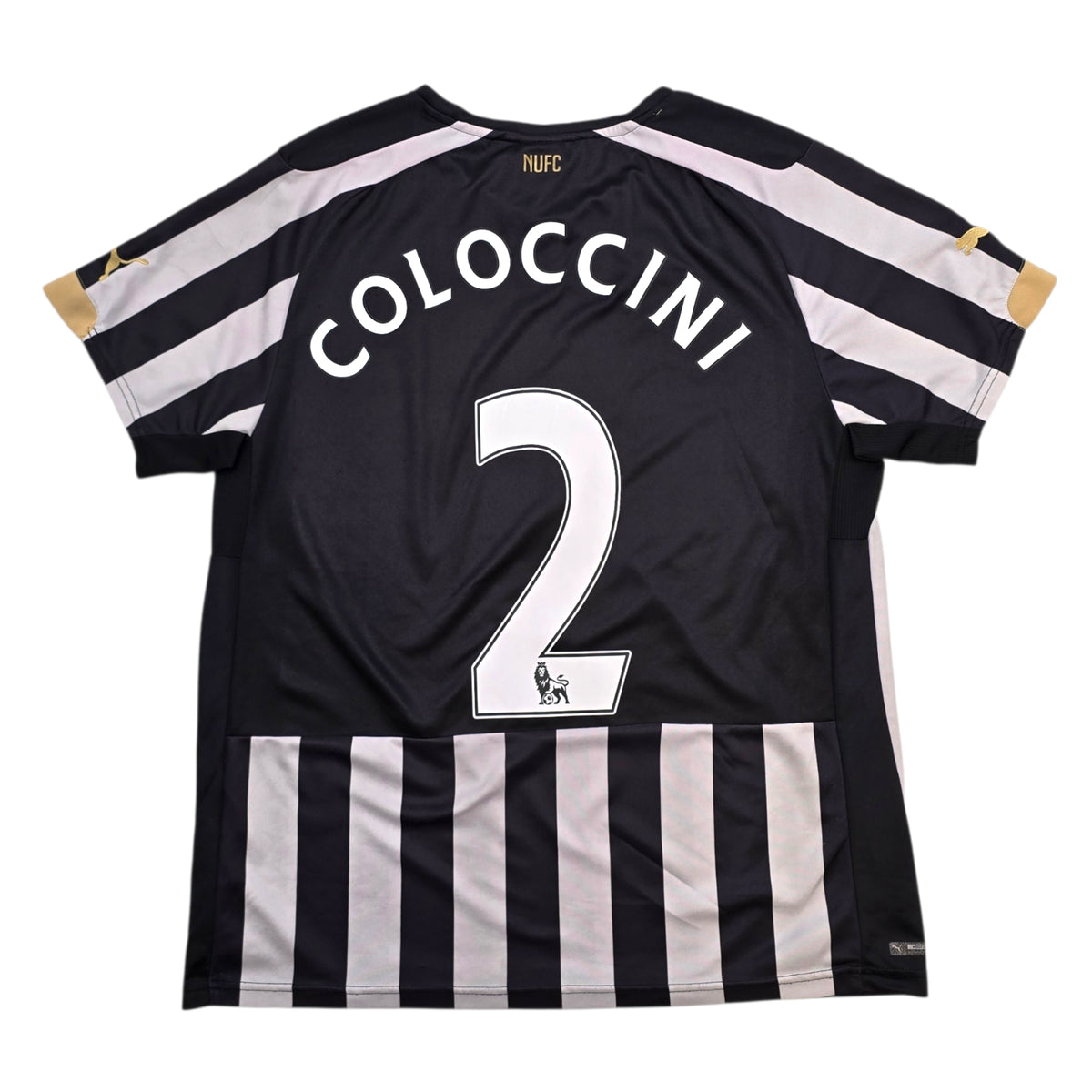2014/15 Newcastle United Home Football Shirt (M) Puma #2 Coloccini