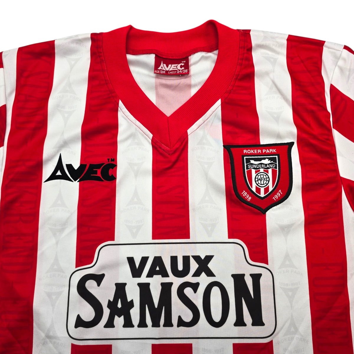 1996/97 Sunderland Home Football Shirt (S) Avec