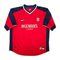 1998/99 Glasgow Rangers Away Football Shirt (L) Nike