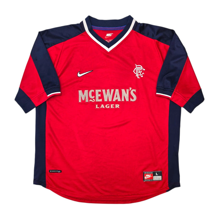 1998/99 Glasgow Rangers Away Football Shirt (L) Nike