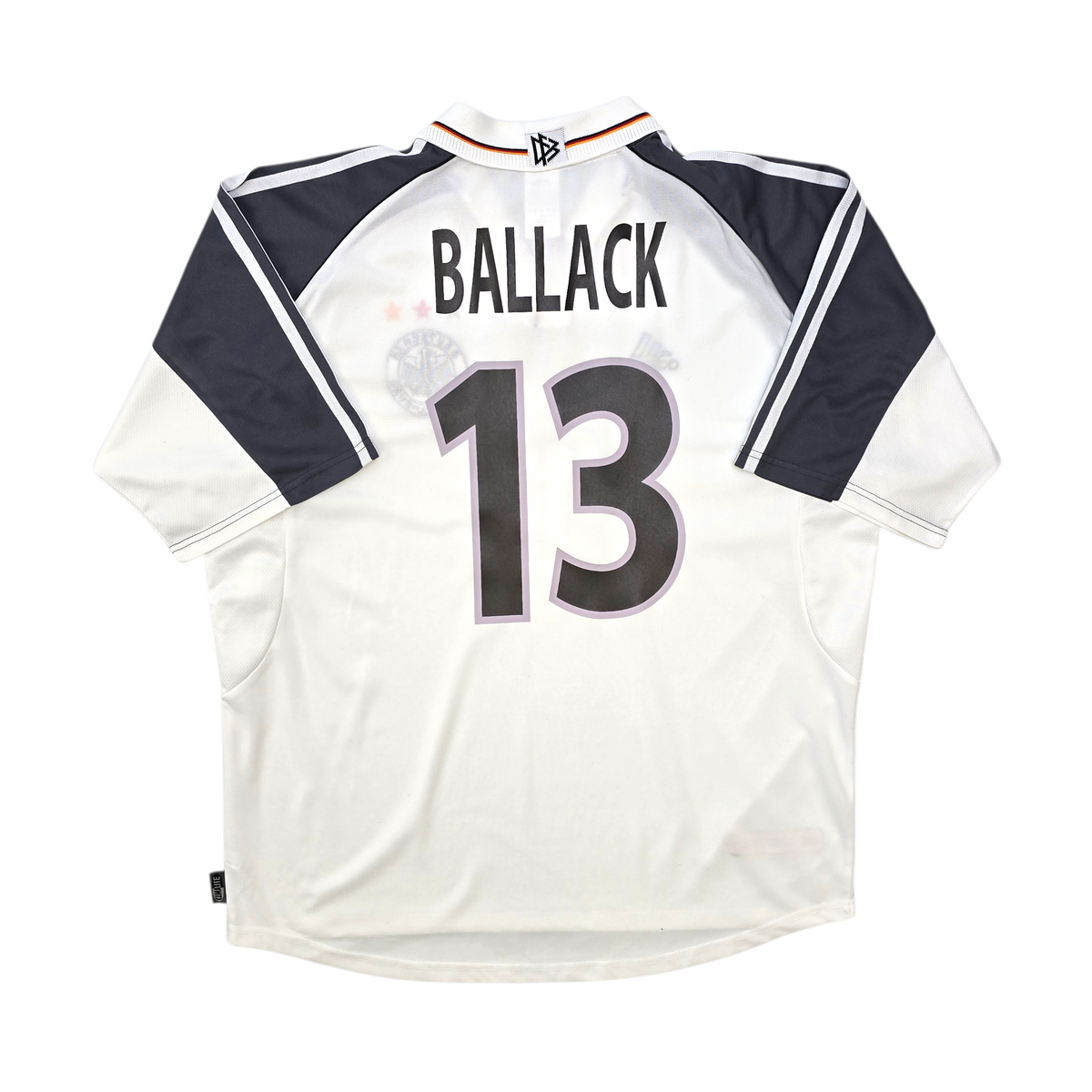 2000/01 Germany Home Football Shirt (XL) Adidas #13 Ballack