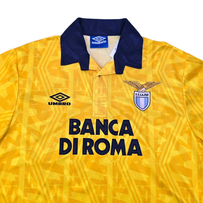 1993/94 Lazio Away Football Shirt (L) Umbro
