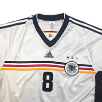 1998/00 Germany Home Football Shirt (XL) Adidas #8 Matthaus