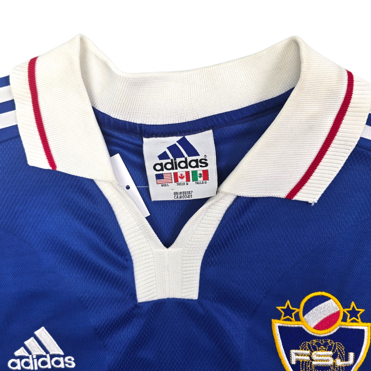 2000/01 Yugoslavia Home Football Shirt (L) Adidas