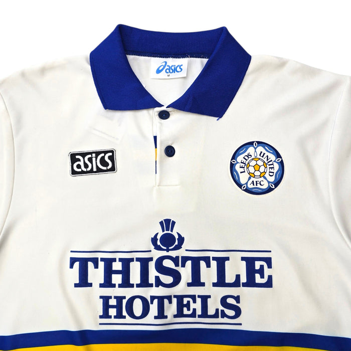 1993/95 Leeds United Home Football Shirt (M) Asics