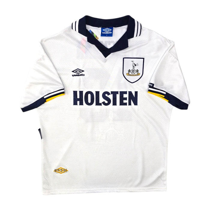 1993/95 Tottenham Hotspur Home Football Shirt (XL) Umbro #18 Klinsmann