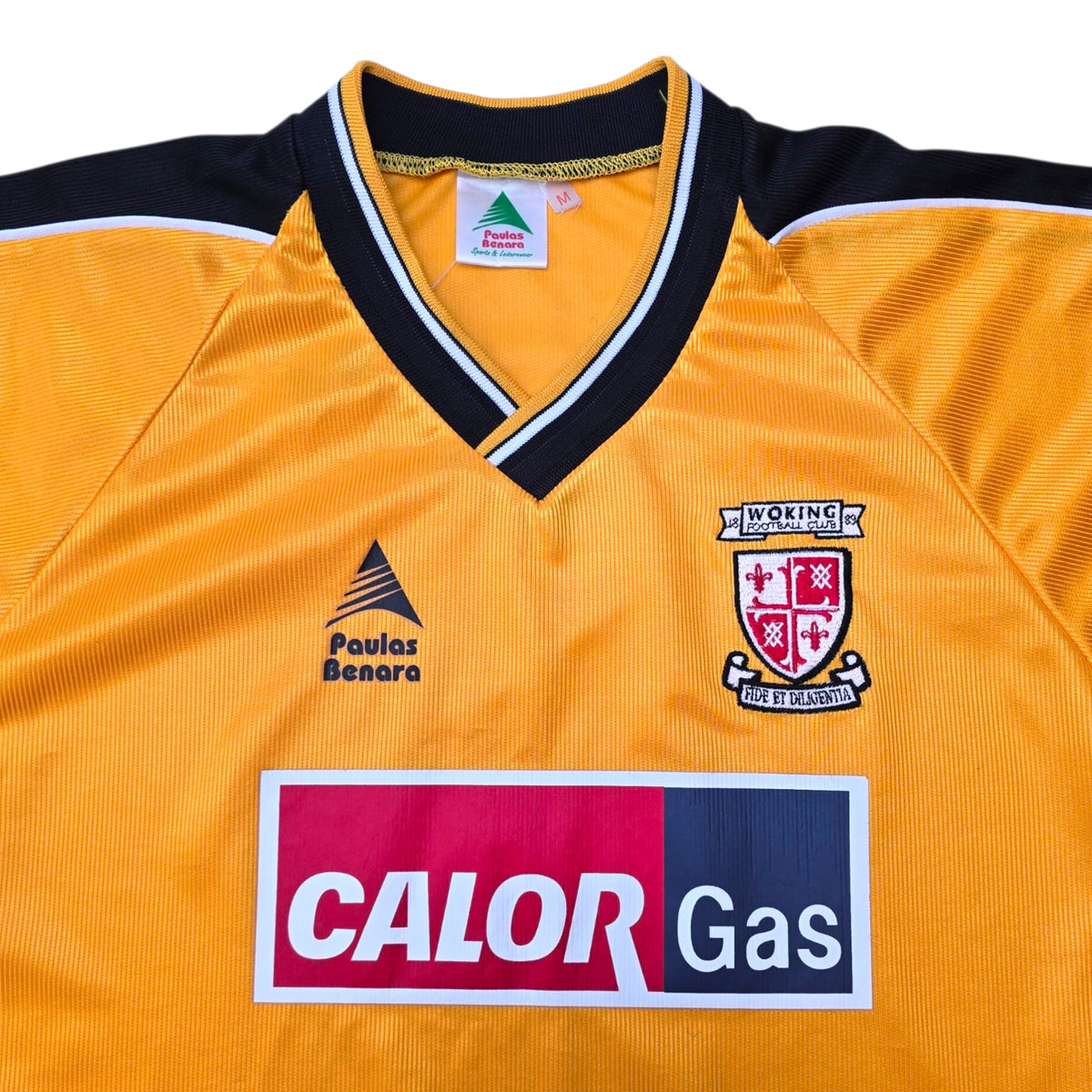 2008/09 Woking Goal Keeper Football Shirt (M) Paulas Benara