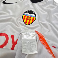 2005/06 Valencia Home Football Shirt (L) Nike #7 David Villa