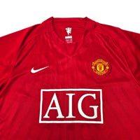 2007/09 Manchester United Home Football Shirt (XL) Nike #17 Nani