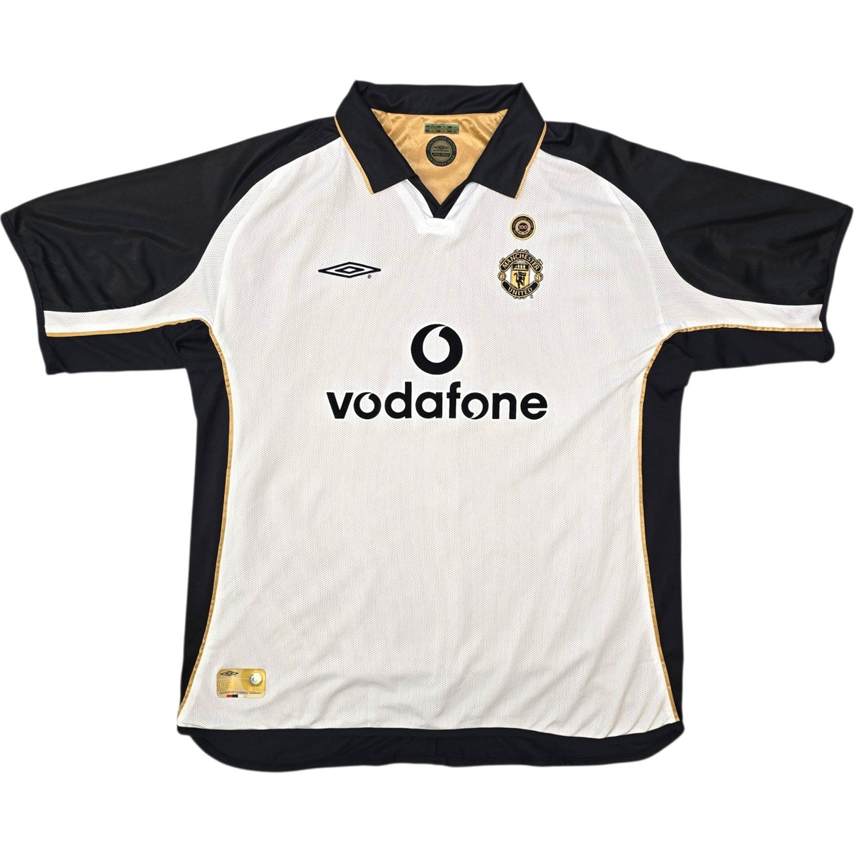 2001/02 Manchester United Away Football Shirt (2XL) Umbro (Centenary)