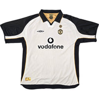 2001/02 Manchester United Away Football Shirt (2XL) Umbro (Centenary)