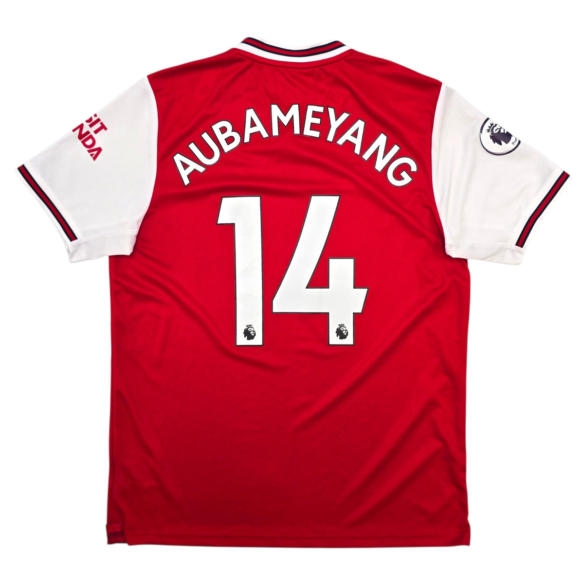 2019/20 Arsenal Home Football Shirt (L) Adidas #14 Aubameyang