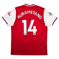 2019/20 Arsenal Home Football Shirt (L) Adidas #14 Aubameyang