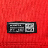2014/15 Manchester United Home Football Shirt (M) Nike