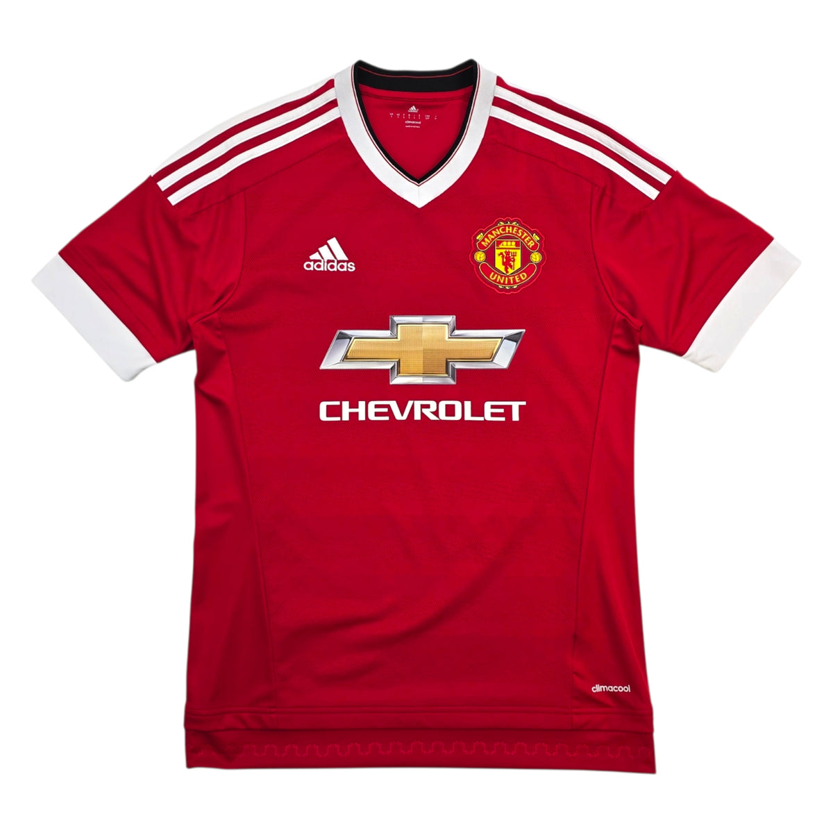 2015/16 Manchester United Home Football Shirt (S) Adidas