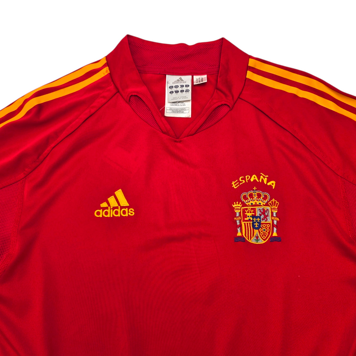 2004/06 Spain Home Football Shirt (M) Adidas