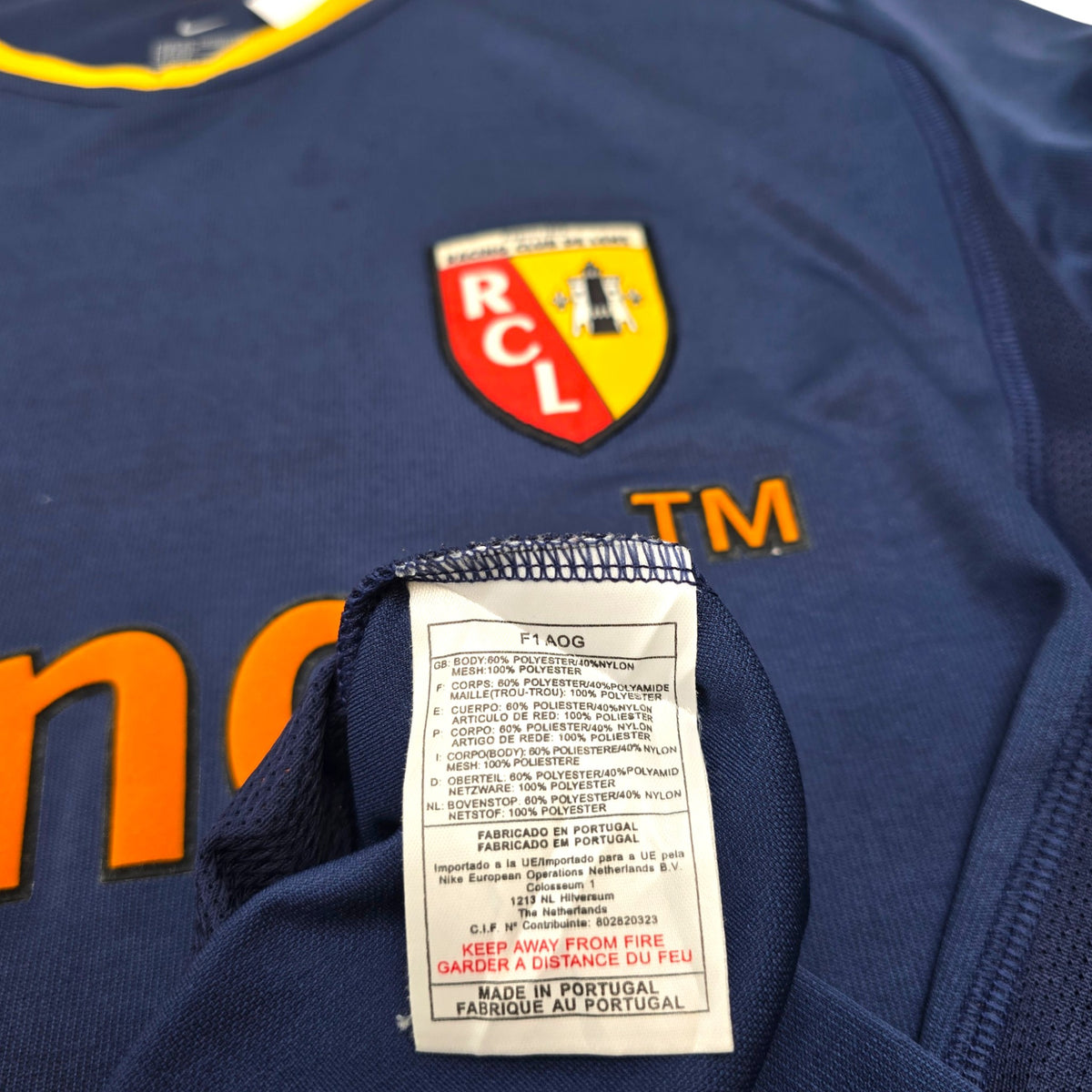 2001/03 RC Lens Away Football Shirt (XL) Nike