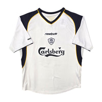 2001/03 Liverpool Away Football Shirt (M) Reebok #10 Owen