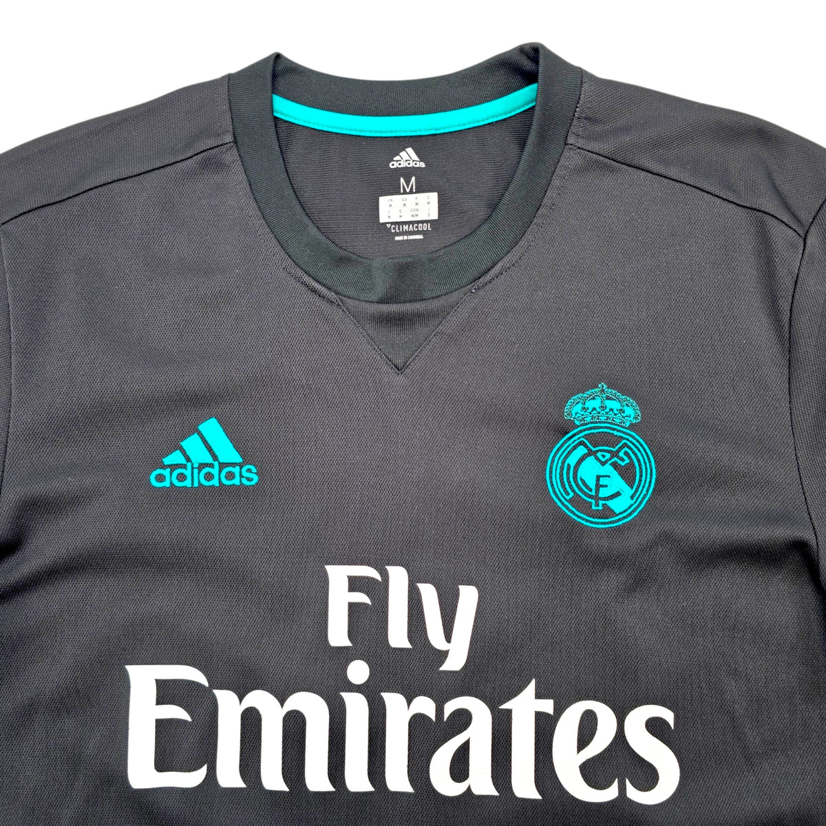 2017/19 Real Madrid Away Football Shirt (M) Adidas #7 Ronaldo