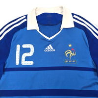 2008/09 France Home Football Shirt (M) Adidas #12 Henry
