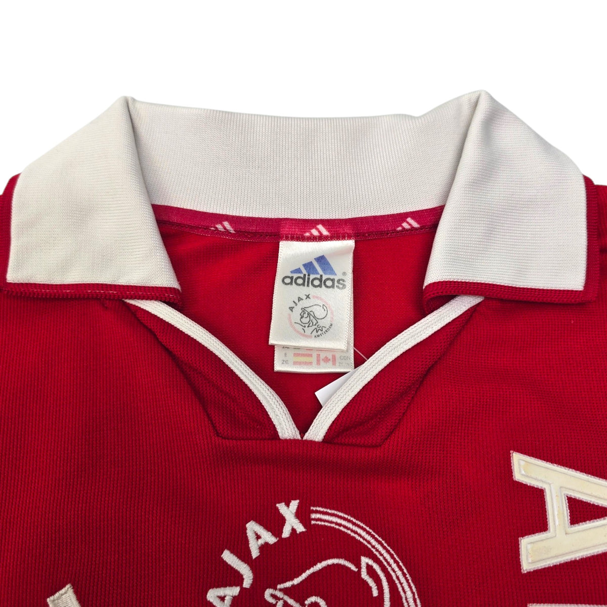 2000/01 Ajax Home Football Shirt (L) Adidas #23 Van Der Vaart