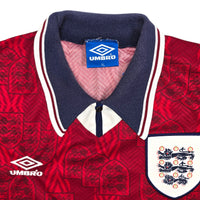 1994/95 England Away Football Shirt (XL) Umbro