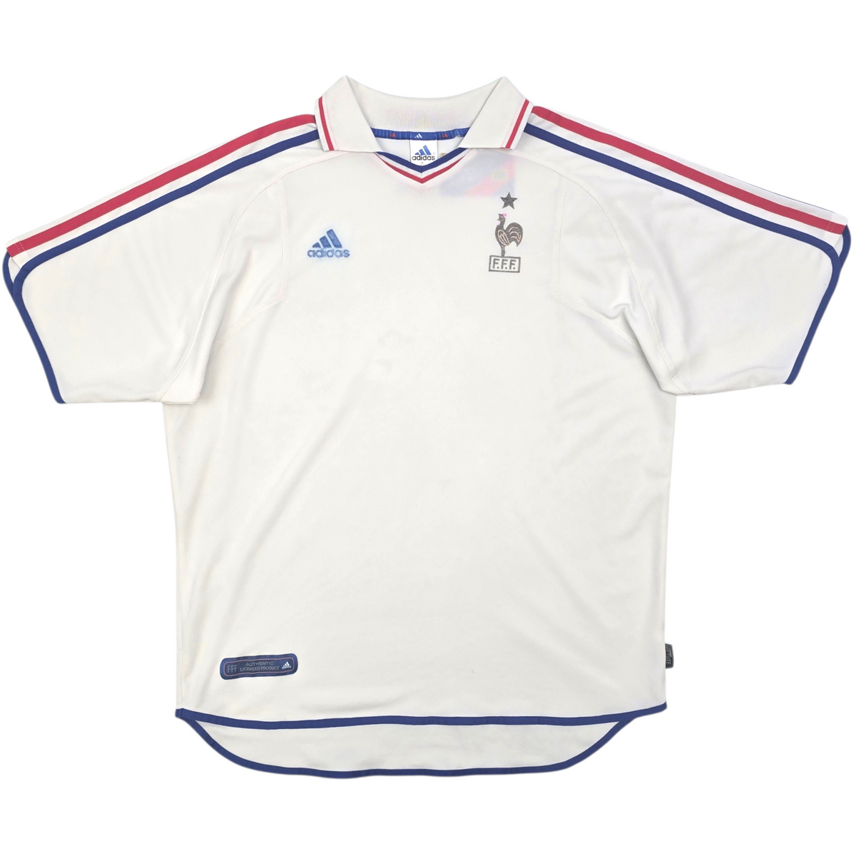 2000/02 France Away Football Shirt (XL) Adidas