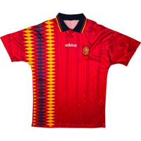 1994/96 Spain Home Football Shirt (S) Adidas