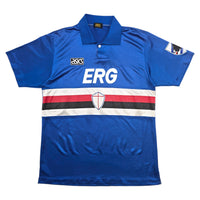 1992/94 Sampdoria Home Football Shirt (L) Asics
