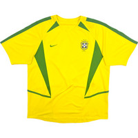 2002/04 Brazil Home Football Shirt (L) Nike