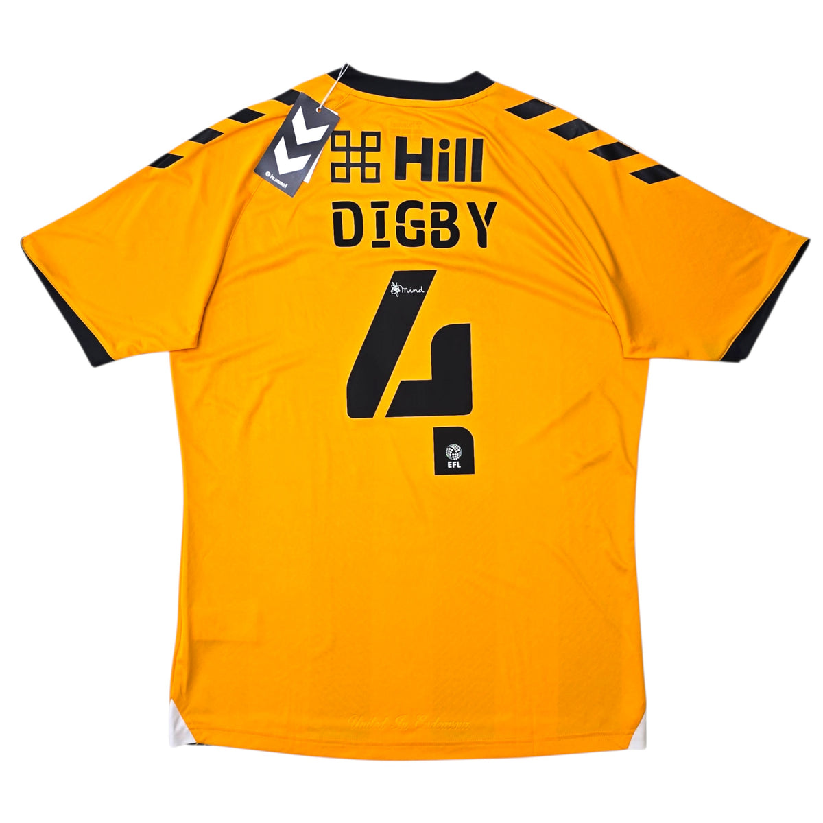 2020/21 Cambridge United Home Football Shirt (L) Hummel #4 Digby (BNWTs)
