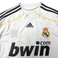 2009/10 Real Madrid Home Football Shirt (S) Adidas #4 Sergio Ramos