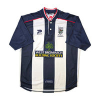 2000/02 West Bromwich Albion Home Football Shirt (M) Patrick