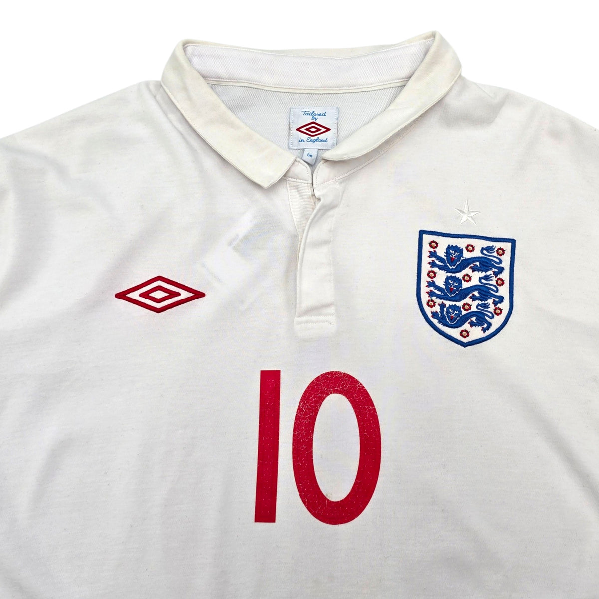 2009/10 England Home Football Shirt (2XL) Umbro #10 Rooney