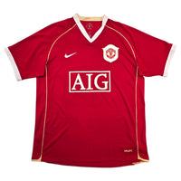 2006/07 Manchester United Home Football Shirt (L) Nike #10 Rooney