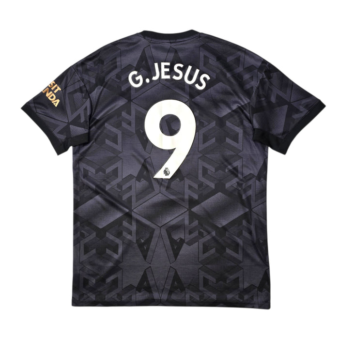 2022/23 Arsenal Away Football Shirt (L) Adidas #9 G. Jesus