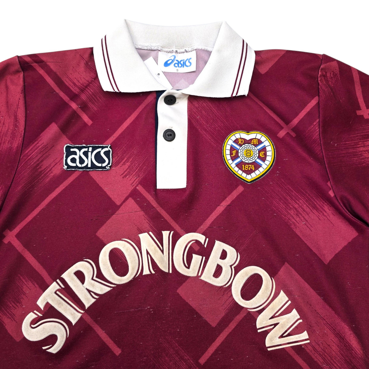 1993/95 Hearts Home Football Shirt (S) Asics #6
